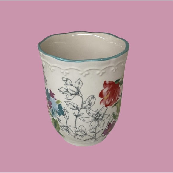 The Pioneer Woman Floral Ceramic Blooming Bouquet Tea Cup Coffee Mug 14 Oz - Picture 3 of 5